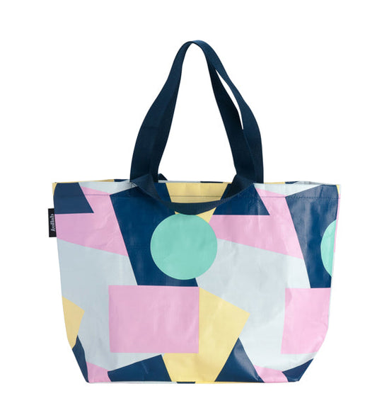 Tote con bloques de color