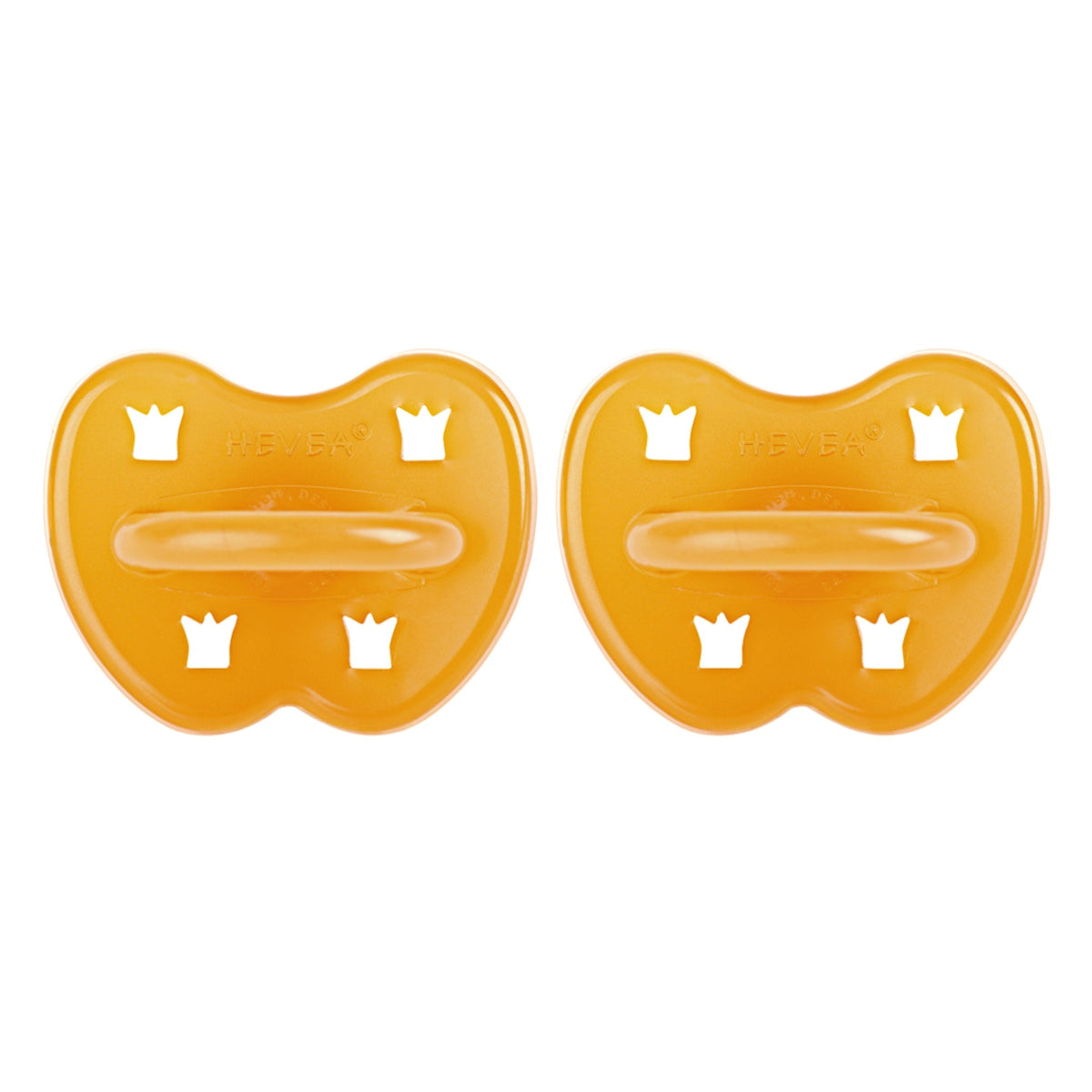 Lot de 2 sucettes rondes – 3 à 36 mois – HEVEA