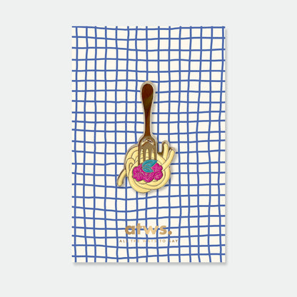 Fork And Pasta - Pins