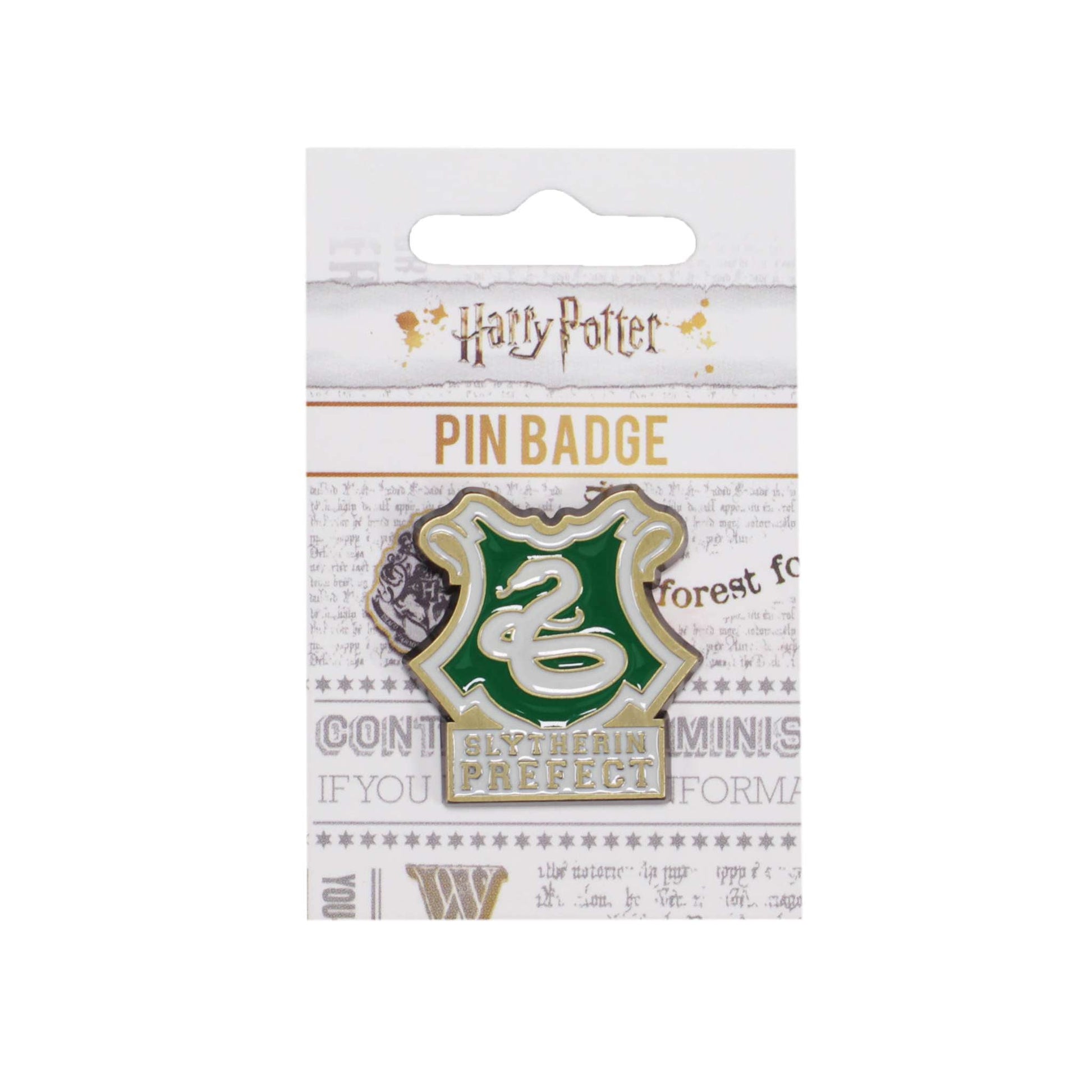 Badge en émail Harry Potter - Préfet de Serpentard