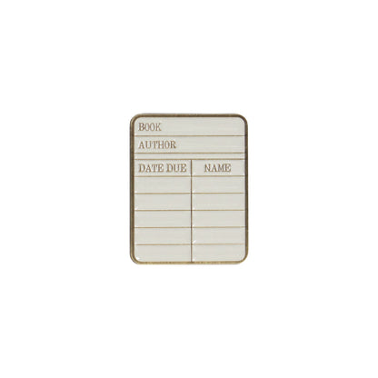 Pin’s Pulteney Press - Library card