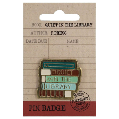 Pin’s Pulteney Press - Quiet in the Library