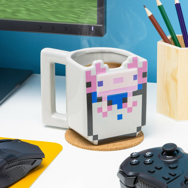 Tazza 3D Minecraft - Axolotl