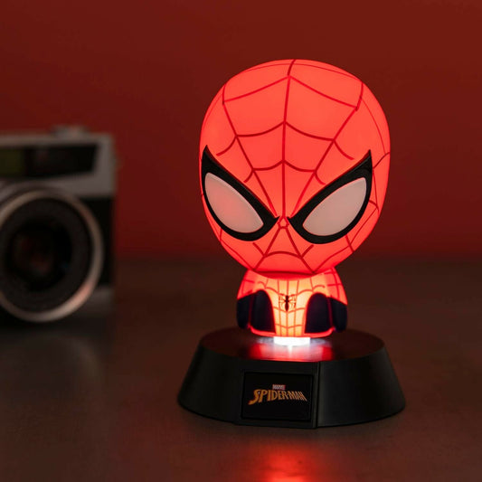Lámpara de noche 3D con el icono de Marvel: Spider-Man 