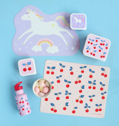 Set de table enfant - Cerises – vue 2 – A Little Lovely Company