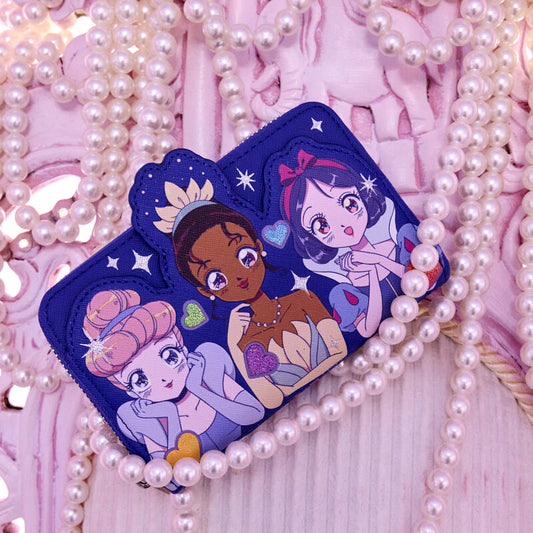Cartera de princesas Disney estilo manga