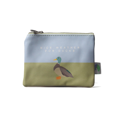 Porte-monnaie RSPB - zippé Canard Colvert
