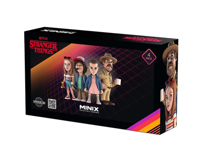 Pack 4 figuras - Stranger Things (Eleven, Dustin, Hopper, Max) 