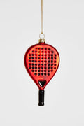 Boule de Noël Raquette de Padel Rouge