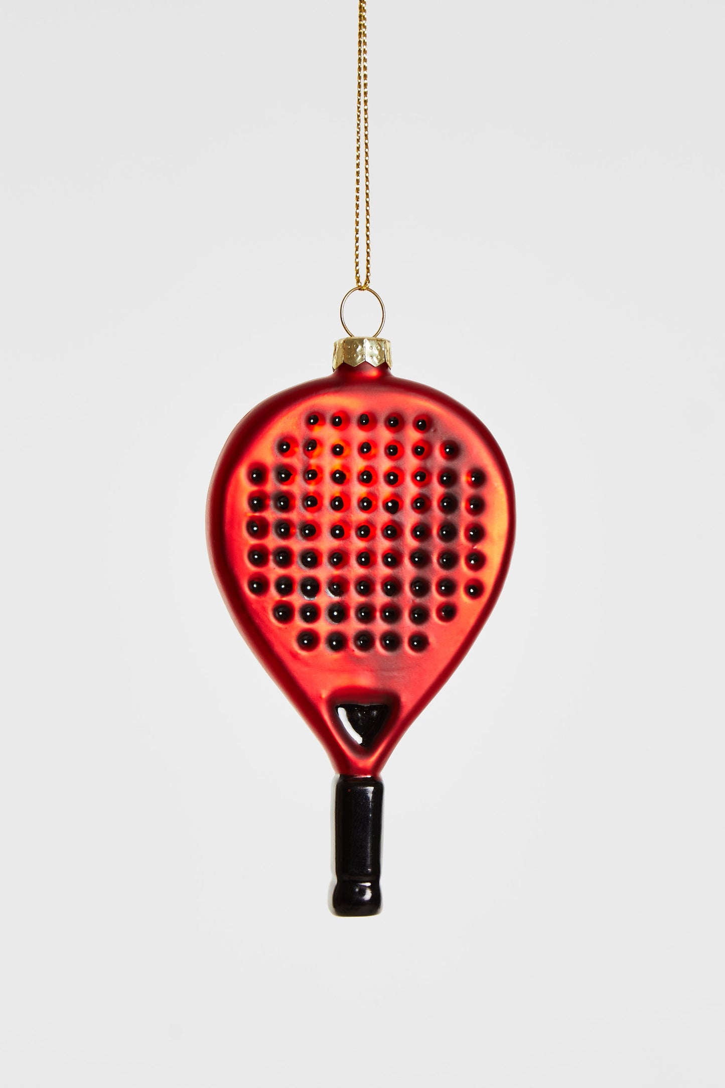 Boule de Noël Raquette de Padel Rouge