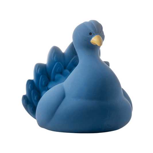 Pavão de banho azul