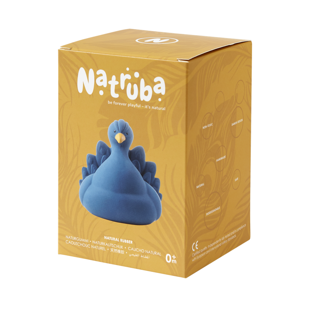 Paon de bain Bleu