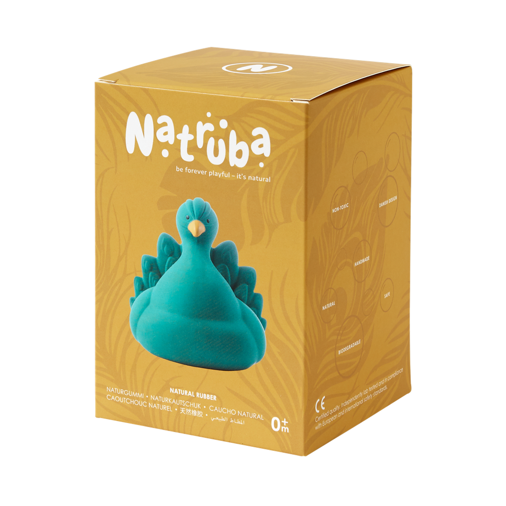 Peacock Bath Toy – Green