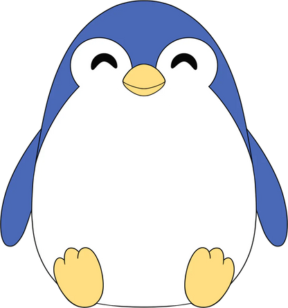 Pingüino de peluche 