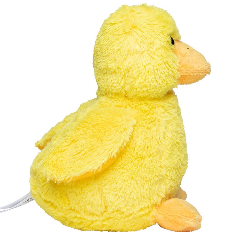 Peluche a forma di anatra gialla
