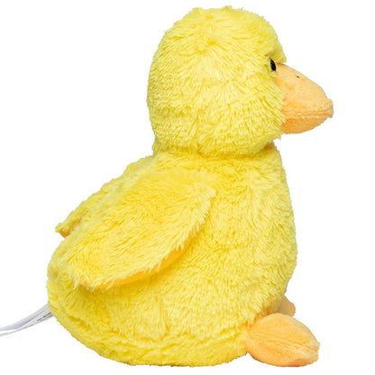 Peluche a forma di anatra gialla