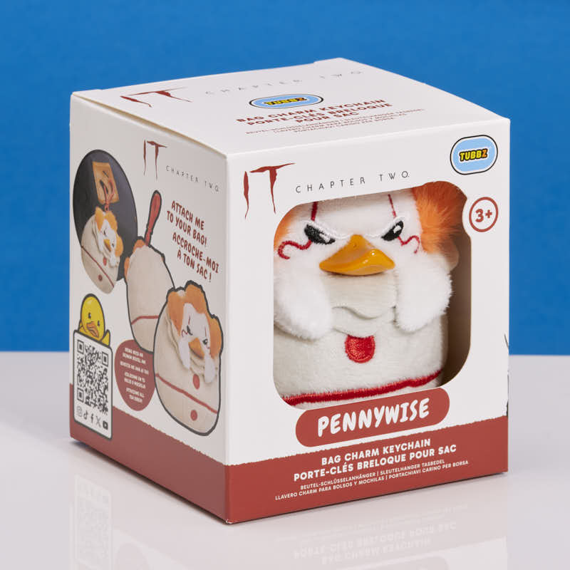 Porta-chaves de peluche TUBBZ IT : Pennywise - PRÉ-VENDA*