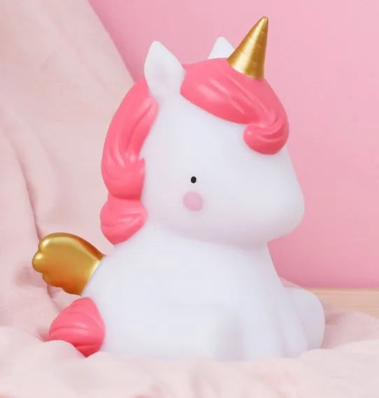 Petite Veilleuse Licorne Dorée