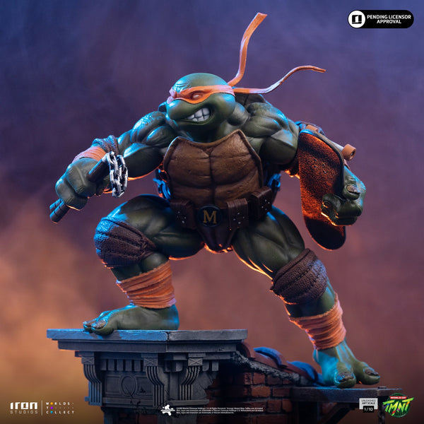 Statue Michelangelo Unleashed - Teenage Mutant Ninja Turtles - Art Scale 1/10