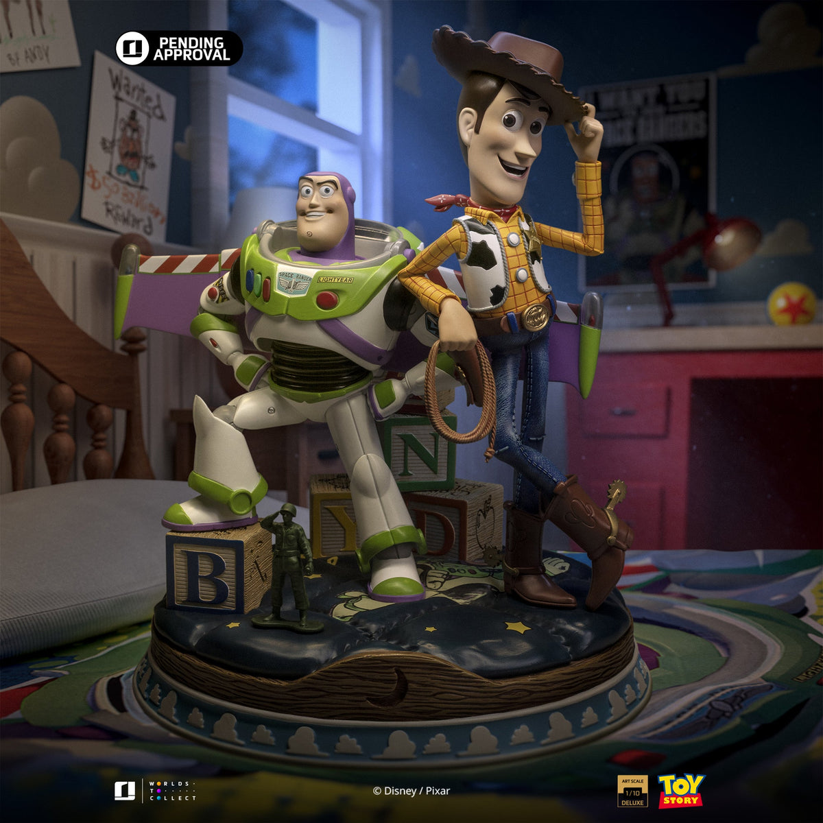 Statue Buzz & Woody - Toy Story - Deluxe Art Scale 1/10 - Disney Classics
