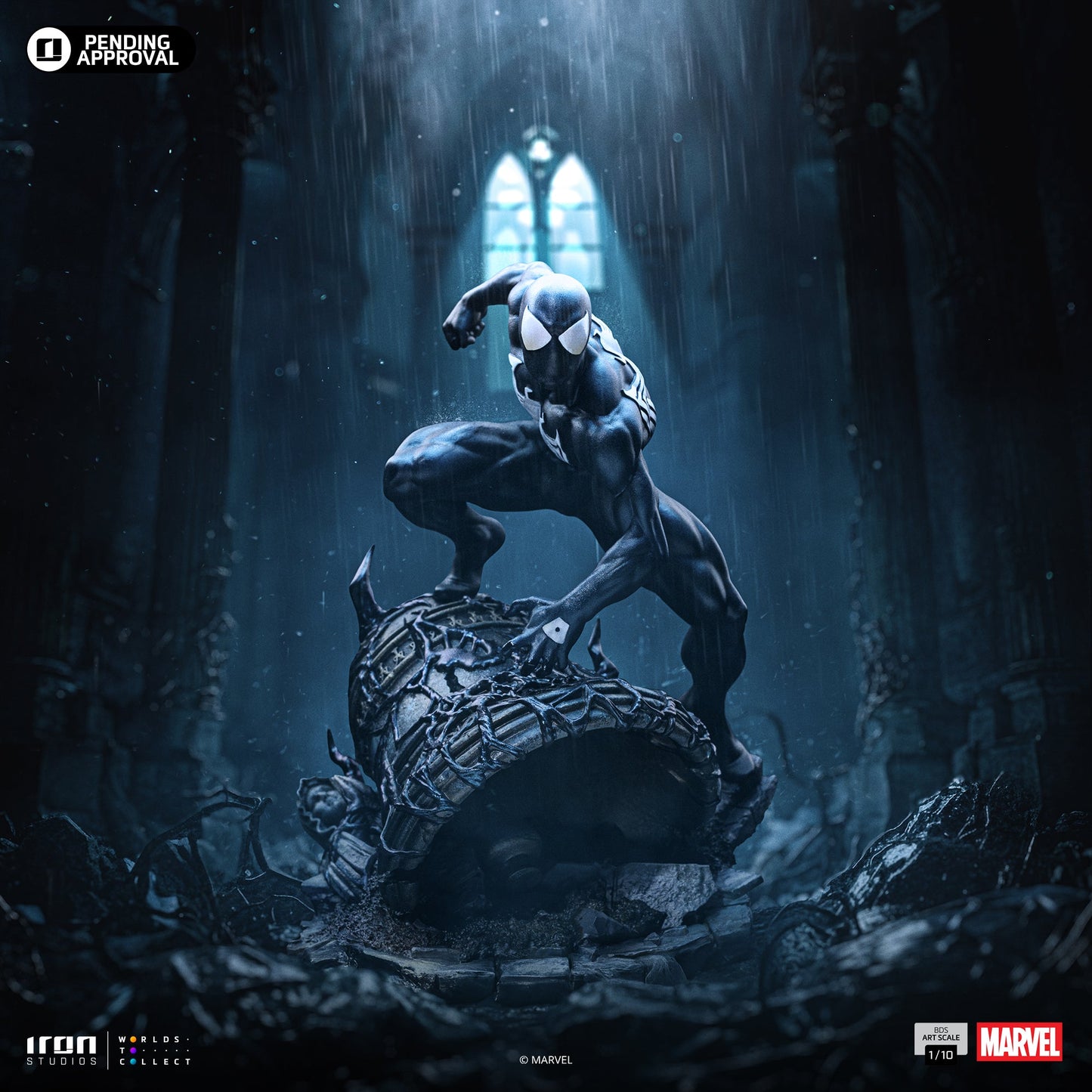 Statue Spider-Man Black - Marvel Comics - BDS Art Scale 1/10