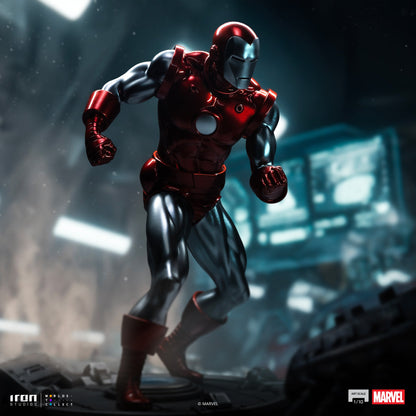 Statue Iron Man Red & Chrome - Marvel Comics - Art Scale 1/10