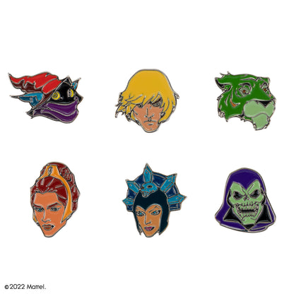 Set de 6 Pins Maîtres de l'Univers