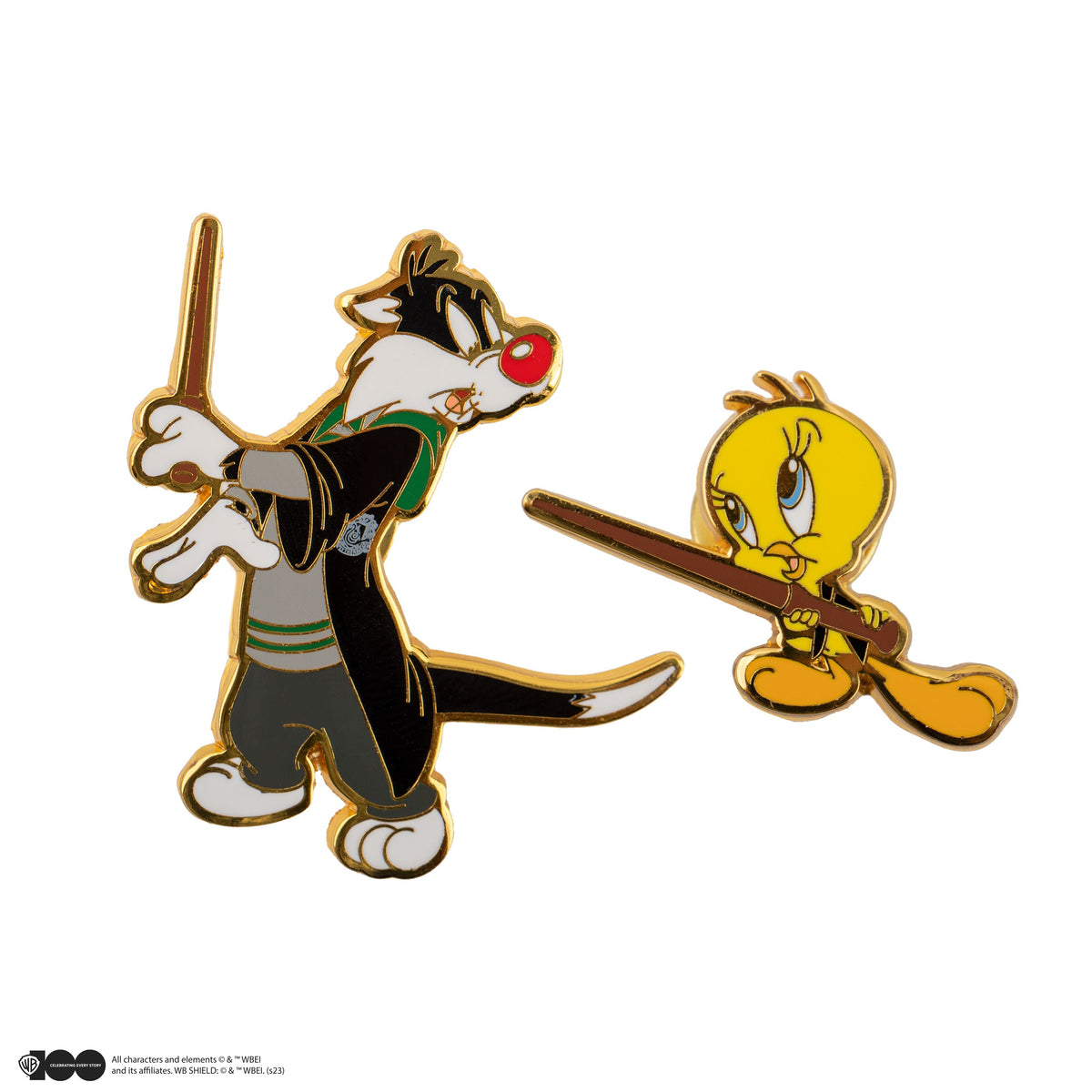 Set de 2 Pin's Titi & Grosminet à Poudlard