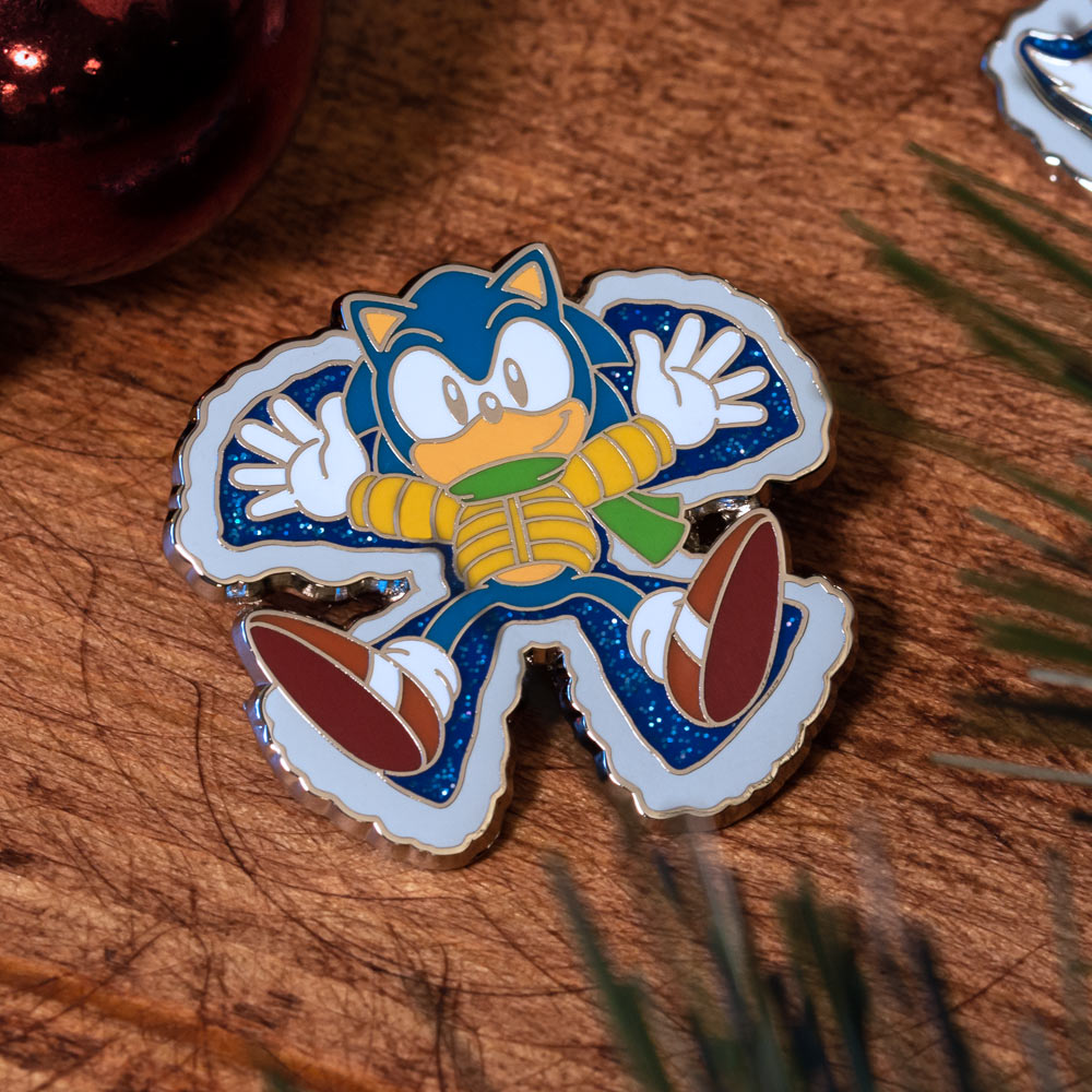 Set di spille natalizie classiche di Sonic 1.1 - Sonic e Tails