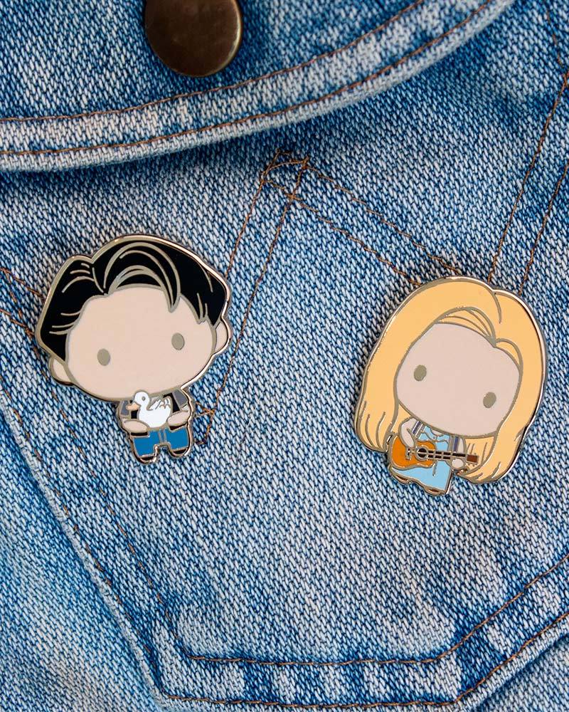Pin's FRIENDS Set 1.3 - Phoebe et Joey