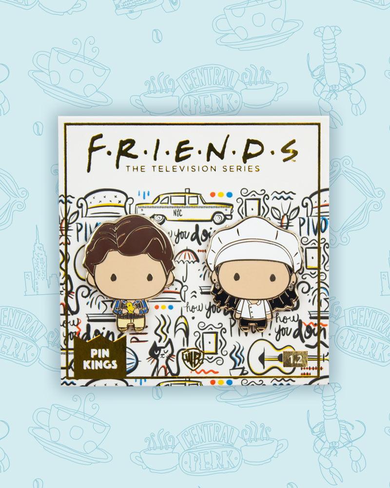 Pin's FRIENDS Set 1.2 Monica & Chandler Pin Kings Numskull Funko