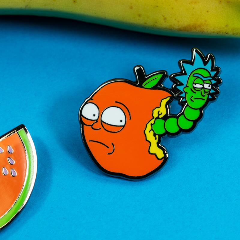 Pin Rick et Morty Set 1.2 - Morty Pomme et Morty Pastèque