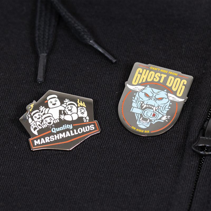 Pin's SOS Fantômes Set 2.2 - Quality Marshmallow et Ghost Dog