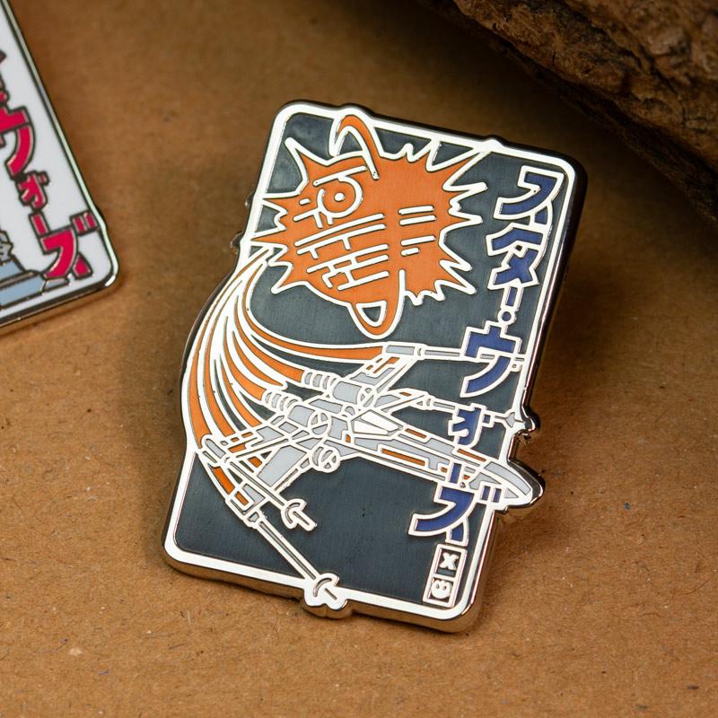 Pin's Star Wars Set 2.1-X-Wing and AT-AT