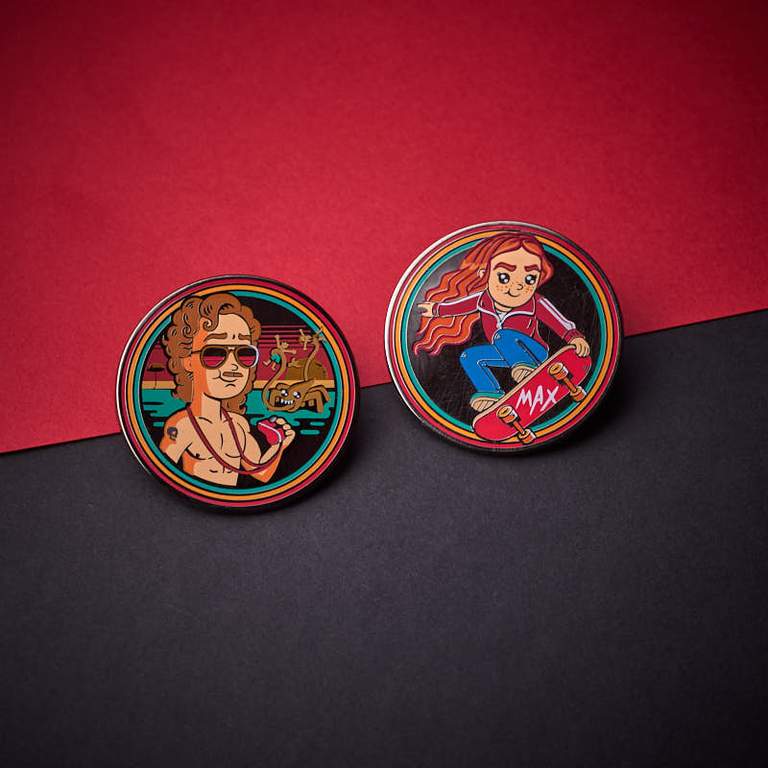 Pin's Stranger Things Set 1.2 - Billy y Max