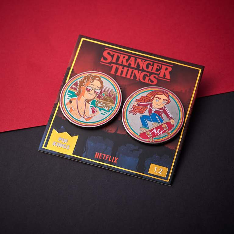 Pin's Stranger Things Set 1.2 - Billy y Max