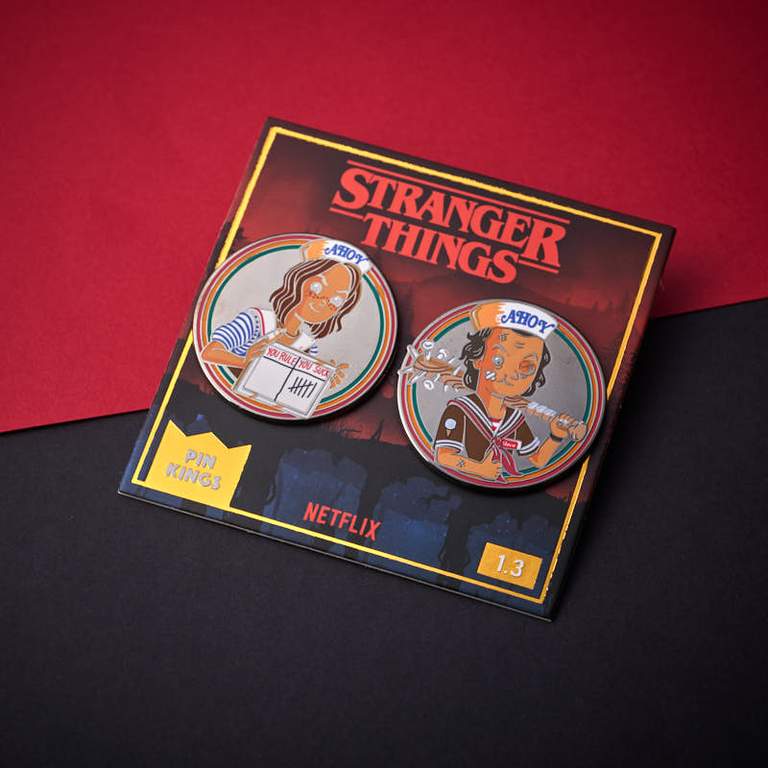 Pin's Stranger Things Set 1.3 - Steve y Robin