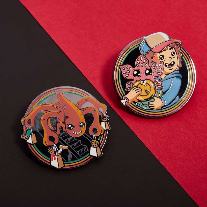 Pin's Stranger Things Set 1.4 - Dustin, Dart et Flagelleur Mental