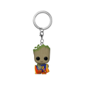 Pop! Keychain Groot with Cheese Puffs
