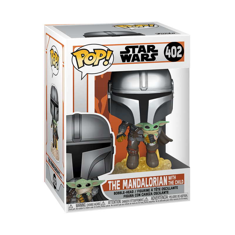pop the mandalorian flying with jet pack 402