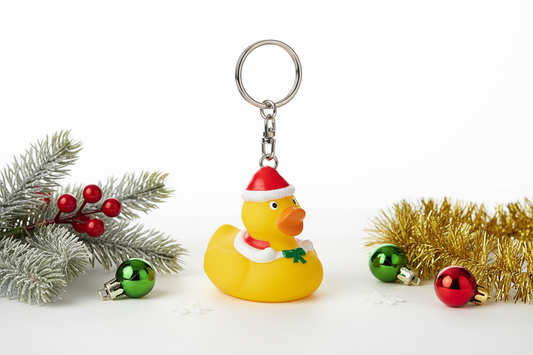 Porte-clés Canard Noël