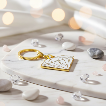 llavero de diamantes