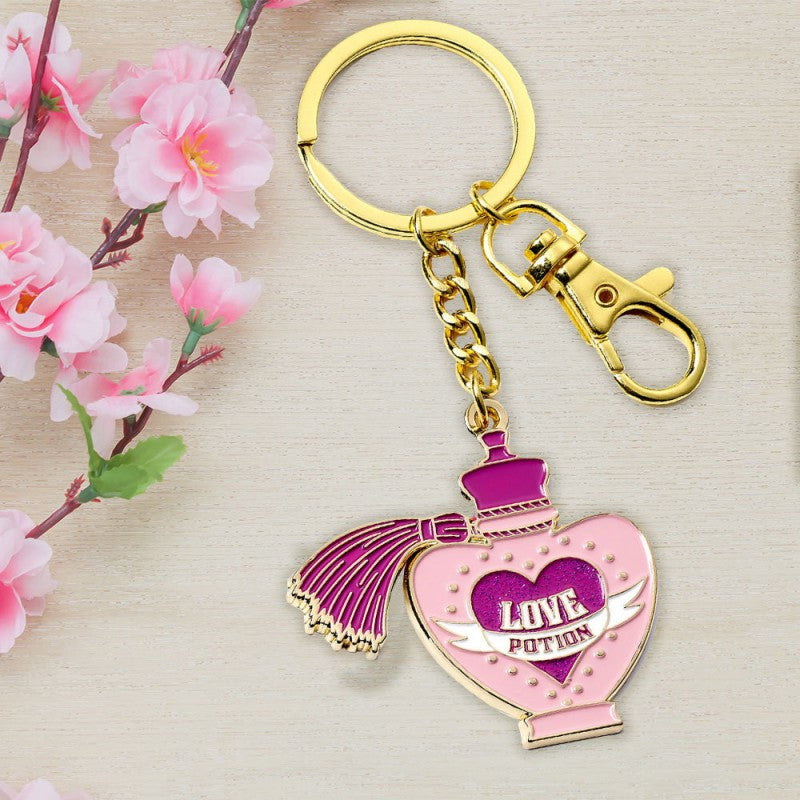 Sleutelhanger met liefdesdrankje 