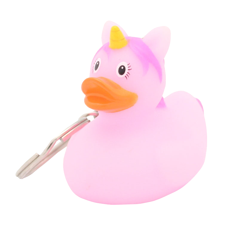 Chave de pato rosa unicórnio