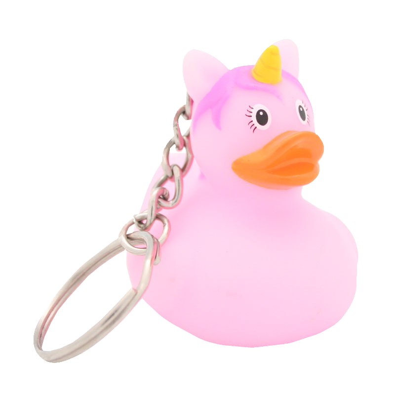 Chave de pato rosa unicórnio