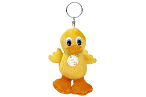 Portachiavi a forma di anatra di peluche