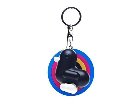 Porta-chaves Pato Preto CMYK