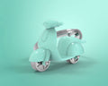 Schlüsselanhänger Scooter Türkis