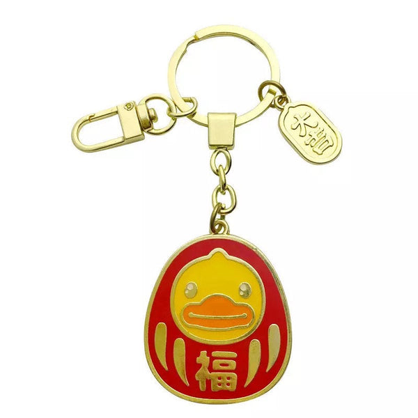 Portachiavi a forma di anatra Daruma