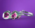 Keyring Chameleon Arc en Ciel